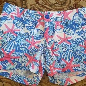 Lilly Pulitzer She Sells Sea Shells shorts